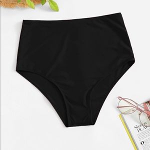 NWT! SHEIN solid high waisted swimming panty